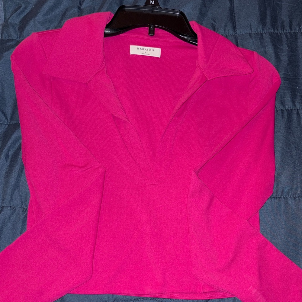 Babaton (Aritzia) Vibrant Pink Top